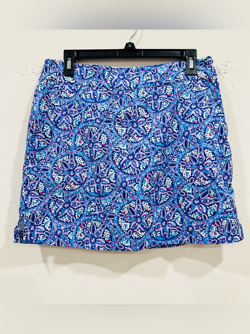 Womens Vineyard Vines Skort 4 Pink Blue MSRP $150 Skirt‎ Shorts Whale Pockets